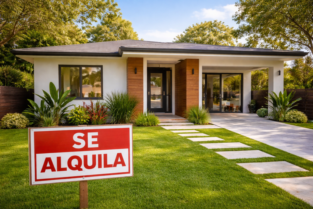casa moderna en heredia en alquiler